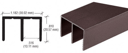 CRL Extra Depth Aluminum Upper Channel
