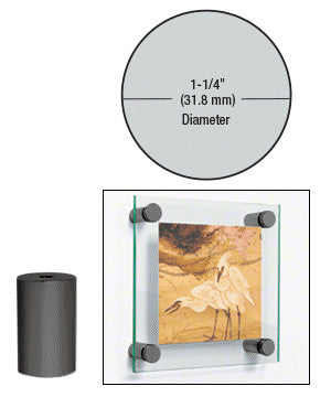 CRL 1-1/4" Diameter by 2" Standoff Base