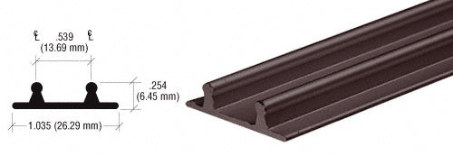 CRL Aluminum Lower Channel for Deep Recess Installations