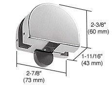 CRL PTH Series Top Transom Door Stop Patch Fitting