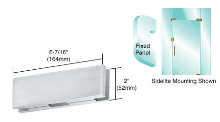 CRL EUR Series Sidelite or Glass Door Mounted Keeper