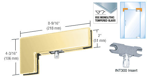 CRL Sidelite Transom Patch With 1NT300 Insert