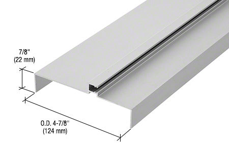 CRL 487 Office Front™ Transom Frame Head Insert for 2" Face Trim - 24'2"