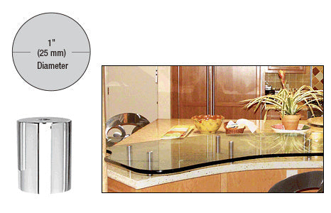 CRL 316 1" Diameter by 1-1/2" Standoff Base