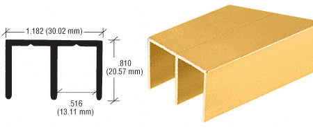 CRL Extra Depth Aluminum Upper Channel