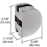 CRL PTH Series Glass Mounted Patch Lock Keeper