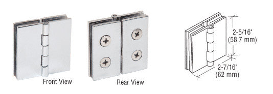 CRL 180 Degree Glass-to-Glass Hinge