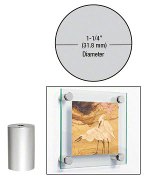 CRL 1-1/4" Diameter by 2" Standoff Base