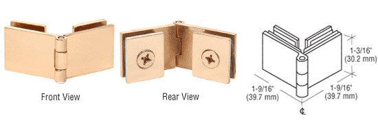 CRL Glass-to-Glass 90 Degree Return Hinge
