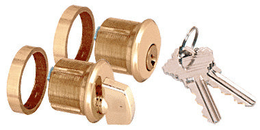 CRL AMR Series Keyed Cylinder/Thumbturn for Use With AMR205 Series Patch Lock