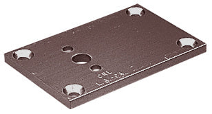 CRL 2" x 3" Blank Base for Tall Partition Posts