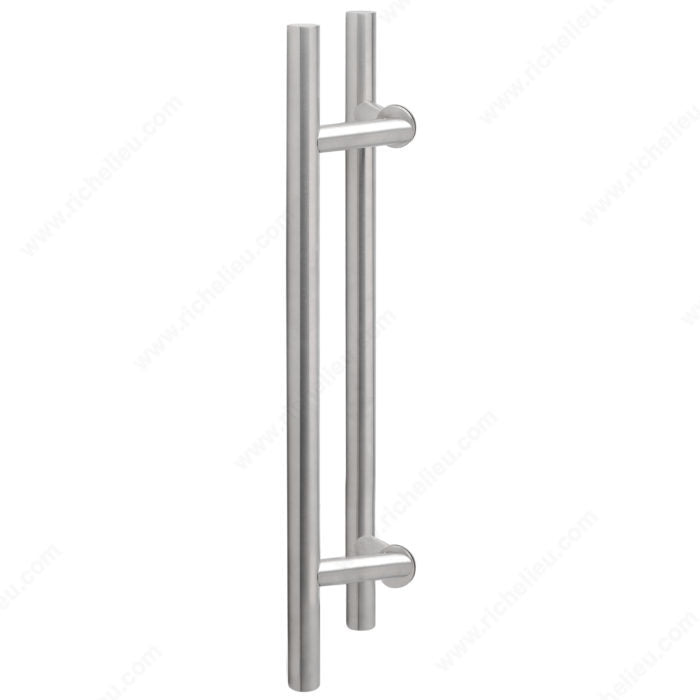 Offset Back-to-Back Round Ladder Handle with Round Mounting Rods