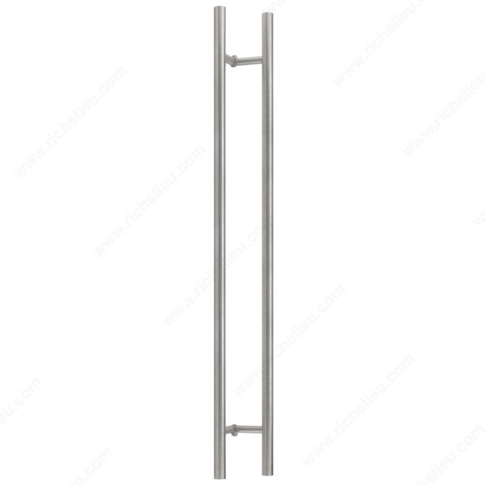 Offset Back-to-Back Round Ladder Handle with Round Mounting Rods