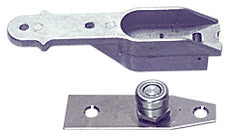 CRL Jackson® Floor Mount Bottom Pivot Set for Use With 1-9/16" Deep Bottom Door Rail