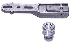 CRL Jackson® Threshold Mount Bottom Pivot Set for Use with 1" Deep Bottom Door Rail