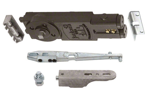 CRL Jackson® Regular Duty Spring 105º Hold Open Overhead Concealed Closer with 'U' Side-Load Hardware Package