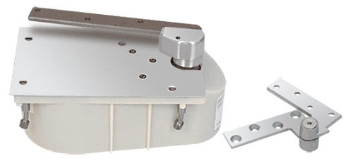 Rixson® Dark Bronze 27 Series Left Hand 3/4" Offset 105º Selective Hold Open Floor Mounted Closer - Complete Package