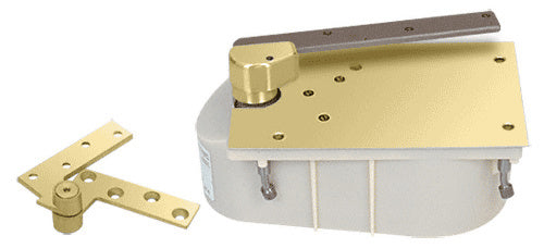 Rixson® 27 Series Right Hand 3/4" Offset 105º Selective Hold Open Floor Mounted Closer - Complete Package