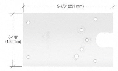 Rixson® 27 Series Left Hand Offset-Hung Floor Mounted Door Closer Cover Plate