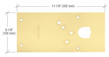 Rixson® 28 Series Center-Hung Right Hand Floor Mounted Door Closer Cover Plate