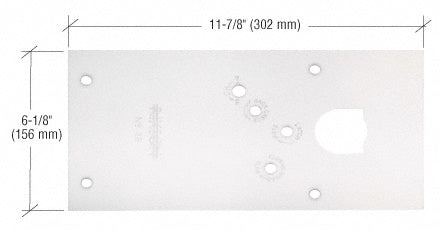 Rixson® 28 Series Center-Hung Right Hand Floor Mounted Door Closer Cover Plate