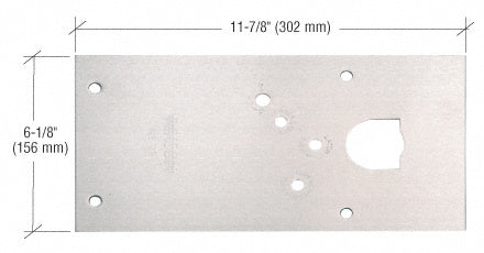 Rixson® 28 Series Center-Hung Right Hand Floor Mounted Door Closer Cover Plate