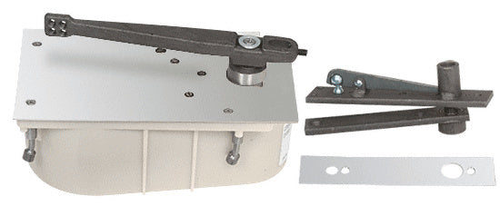 Rixson® 28 Series Center-Hung Left Hand 90º Selective Hold Open Floor Mounted Closer - Complete Package