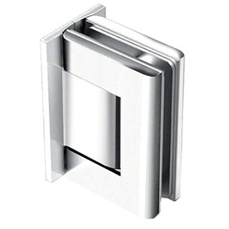 CRL Oil Dynamic Full Back Plate Wall-to-Glass Hinge - Hold Open