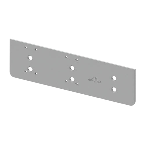 FHC LCN Drop Plate Centered On Top Jamb - Satin Anodized