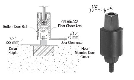 CRL 7/8" Collar Height "Mab" Type Spindle