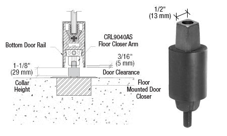 CRL 1-1/8" Collar Height "Mab" Type Spindle