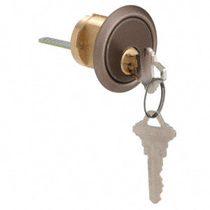 CRL Rim Cylinder 5 Pin with Keyed Randomly Schlage® 'C' Keyway and 1-3/4" Long Tailpiece