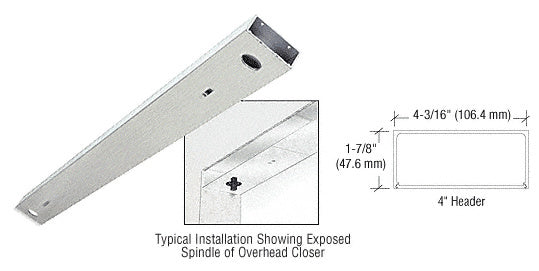 CRL 4" x 82.5" Double Door Header