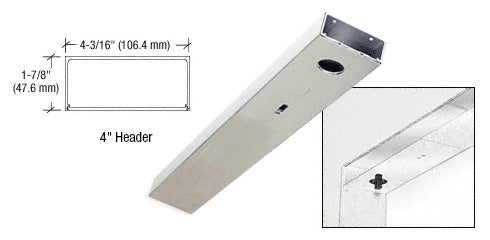 CRL 4" x 41-1/4" Single Door Header