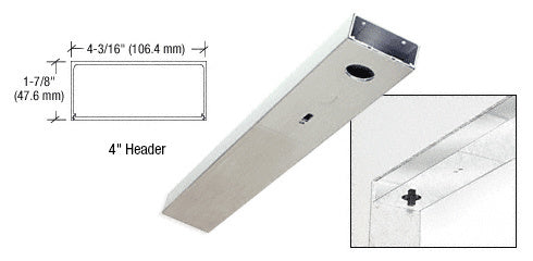 CRL  4" x 36" Single Door Header