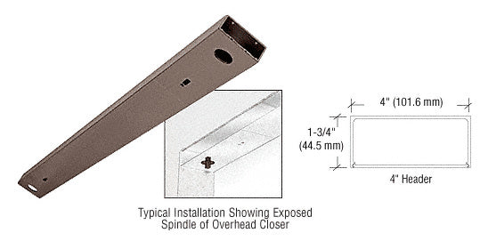 CRL 4" x 82.5" Double Door Header