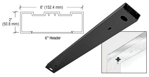 CRL  6" x 72" Double Door Header