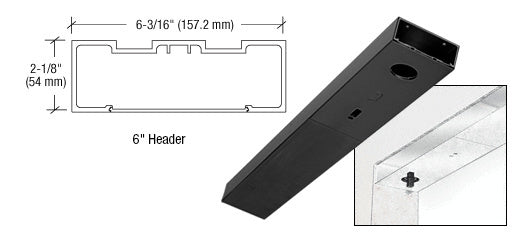 CRL  6" x 36" Single Door Header