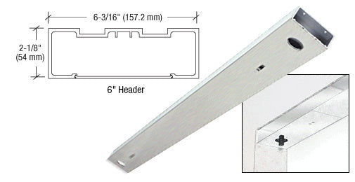 CRL  6" x 72" Double Door Header