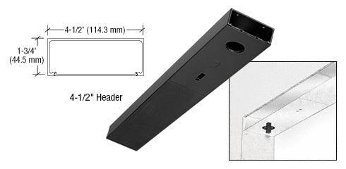 CRL  4-1/2" x 36" Single Door Header