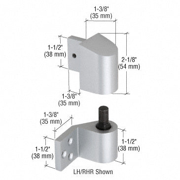 CRL 3/4" Offset Left Hand Intermediate Pivot Sets