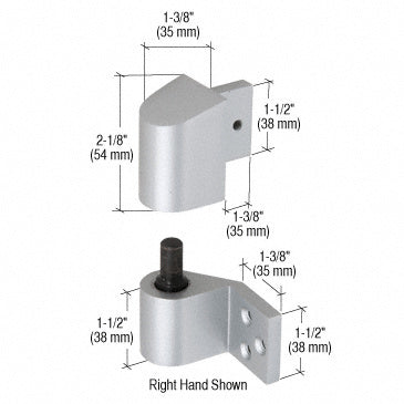 CRL 3/4" Offset Right Hand Intermediate Pivot Sets