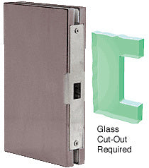 CRL 6" x 10" Center Lock Glass Keeper