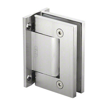 CRL Oil Dynamic Full Back Plate Wall-to-Glass Hinge - Hold Open