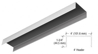 CRL 4" Header Channel - 120"