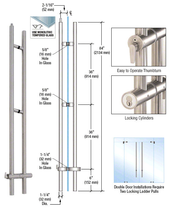 CRL 316 Upwards Locking Ladder Pull