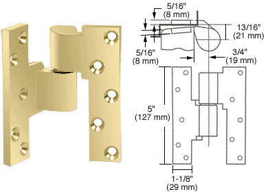 Rixson® Left Hand 3/4" Offset Intermediate Pivot