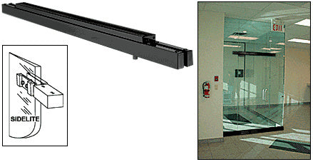 CRL Narrow Floating Header with Surface Mounted Top Pivots