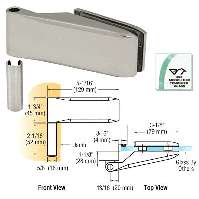 CRL Barcelona Free Swinging Interior Door Hinge