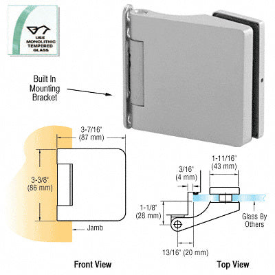 CRL Valencia Free Swinging Interior Door Hinge